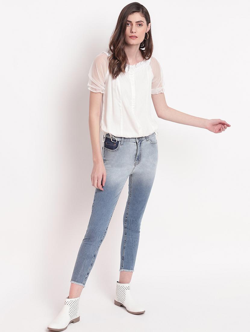 high rise ombre jeans - 17756059 - Zoom Image - 4