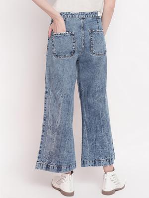 high rise bell bottom jeans - 17756060 - Standard Image - 3