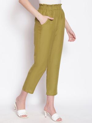 paper bag waist trousers - 17756133 - Standard Image - 2