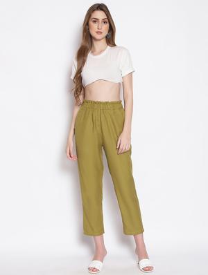 paper bag waist trousers - 17756133 - Standard Image - 4
