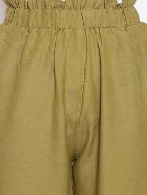 paper bag waist trousers - 17756133 - Standard Image - 5