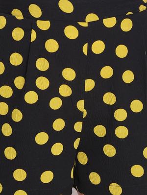 black polyester regular shorts - 17756149 - Standard Image - 5