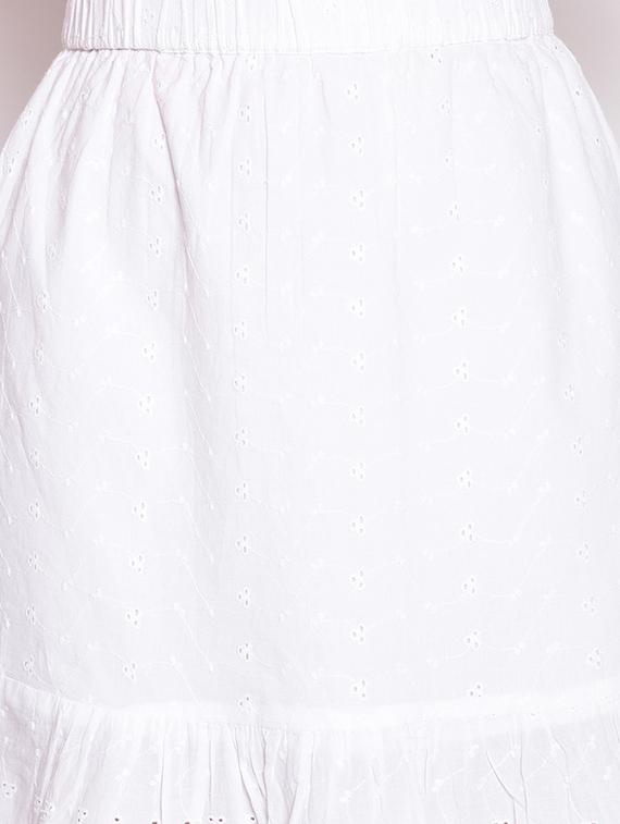 mid rise solid a-line skirt - 17756152 - Zoom Image - 5