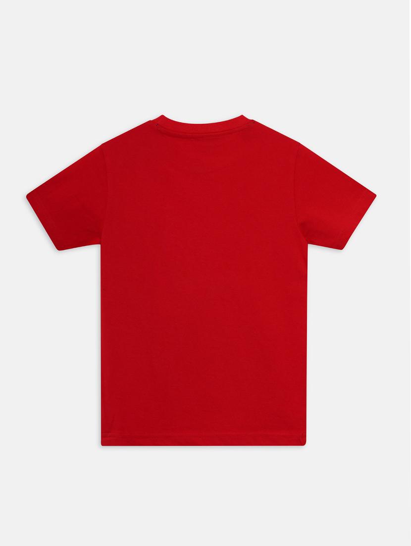 red printed t-shirt - 17756221 - Zoom Image - 2