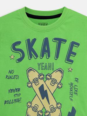 round neck graphic t-shirt - 17756229 - Standard Image - 3