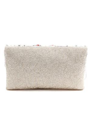 white embellished clutch - 17756314 - Standard Image - 2