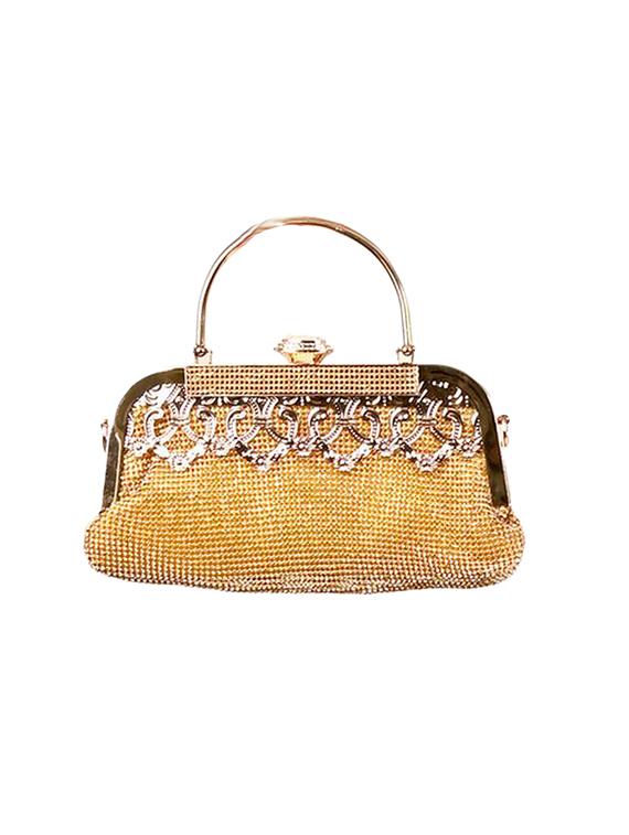 gold polyester regular clutch - 17756316 - Zoom Image - 2