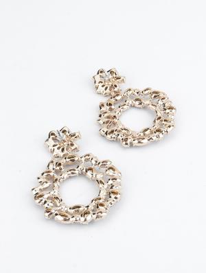 blue metal drop earrings - 17757271 - Standard Image - 3