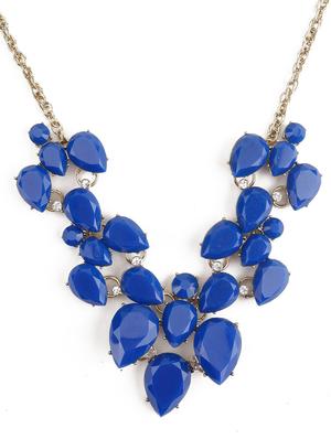 blue leafy necklace - 17757307 - Standard Image - 2