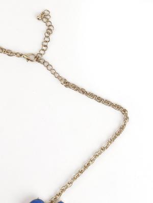 blue leafy necklace - 17757307 - Standard Image - 3