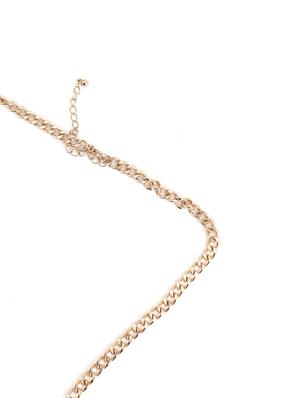 green metal statement necklace - 17757363 - Standard Image - 2