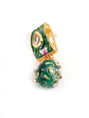 green metal statement necklace - 17757387 - Standard Image - 3