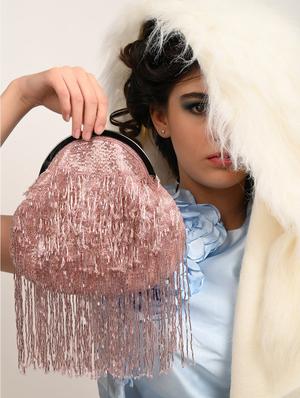 pink embellished clutch - 17757397 - Standard Image - 5