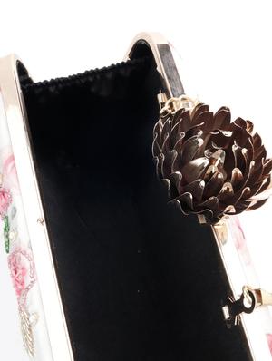 pink floral box clutch - 17757404 - Standard Image - 3