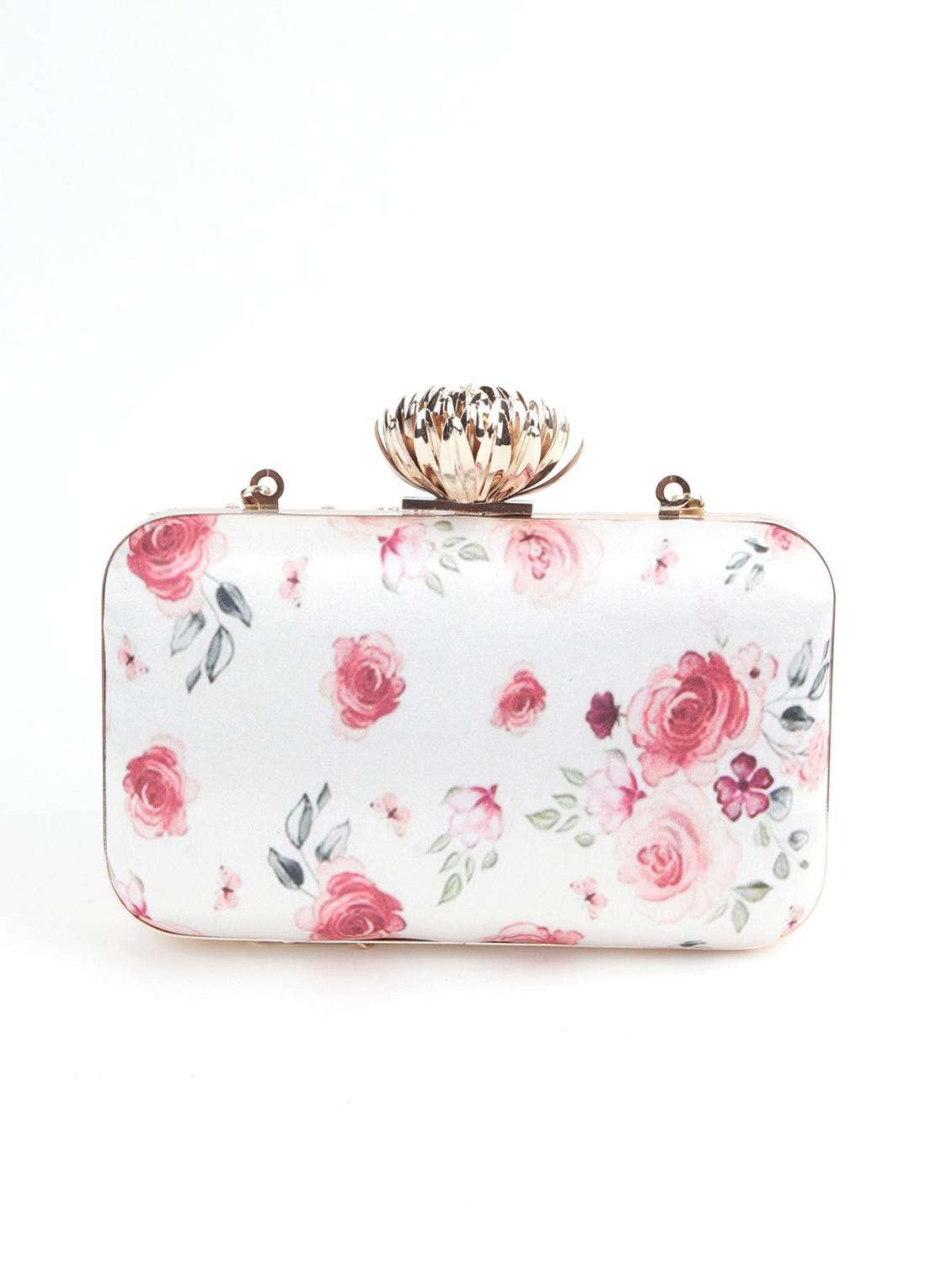 pink floral box clutch - 17757404 - Zoom Image - 2