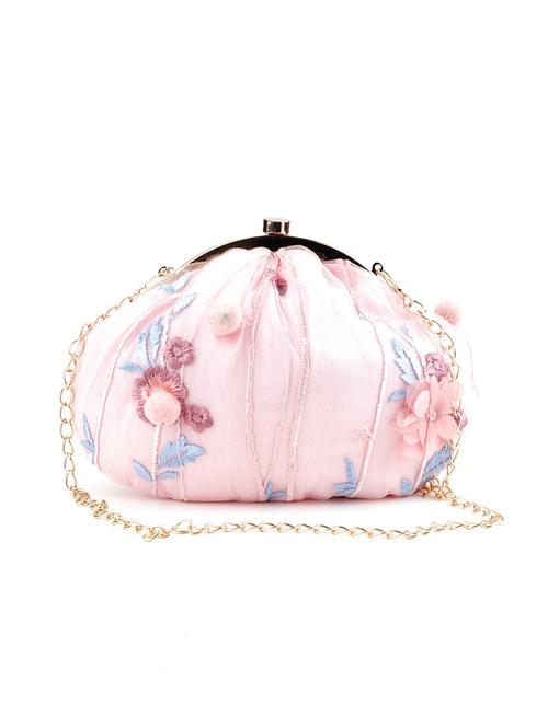 pink embellished clutch - 17757405 - Standard Image - 1