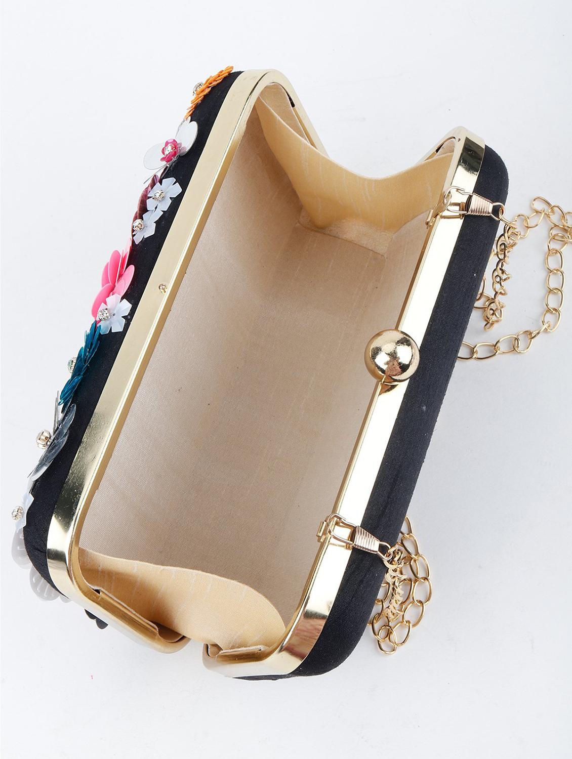 multi colored polyester regular clutch - 17757415 - Zoom Image - 3