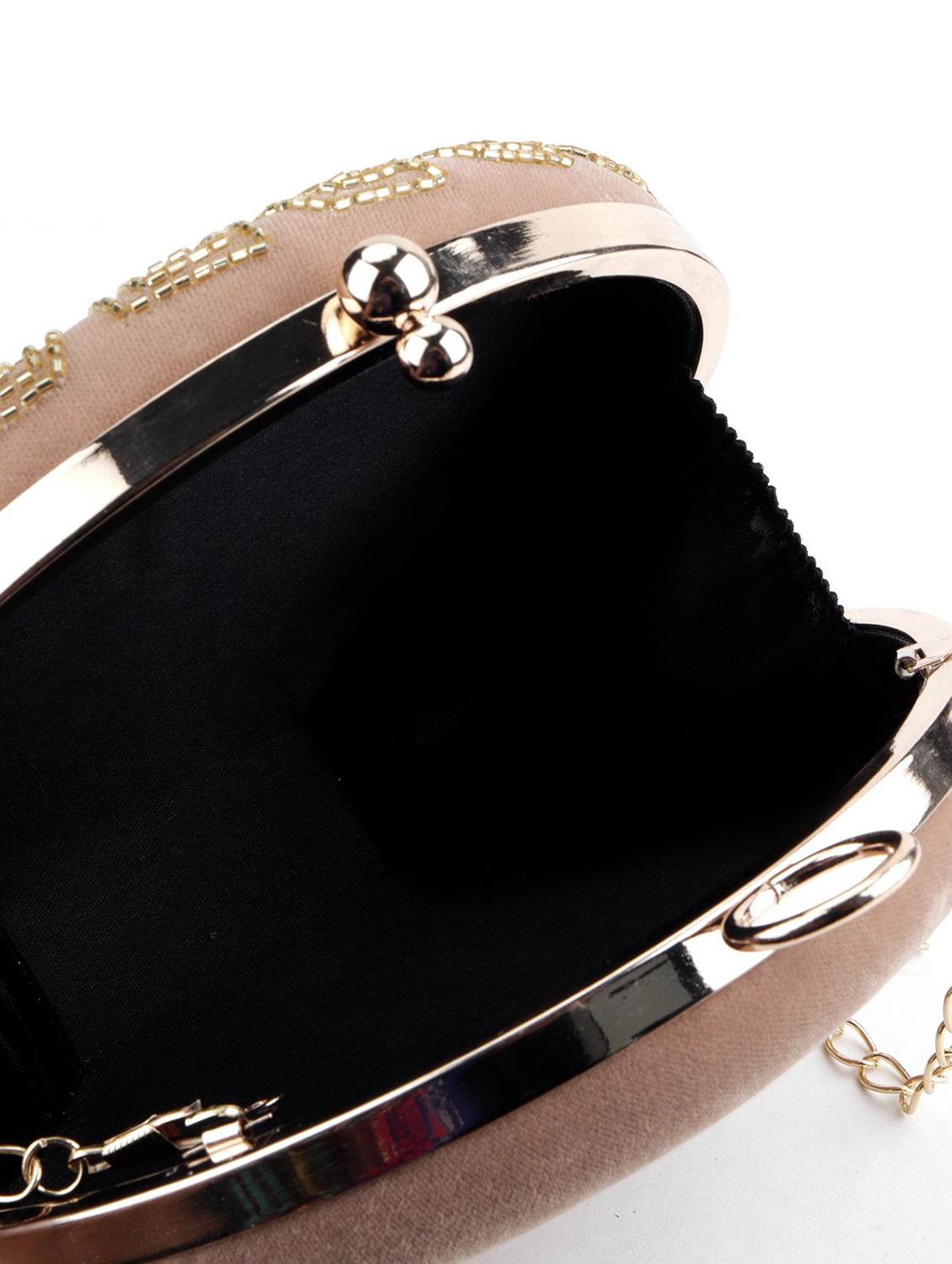 brown metal regular sling bag - 17757444 - Zoom Image - 3