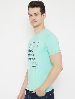 blue printed t-shirt - 17757549 - Standard Image - 2