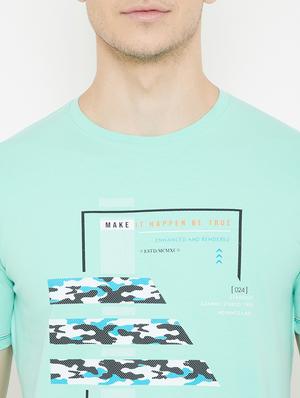 blue printed t-shirt - 17757549 - Standard Image - 5