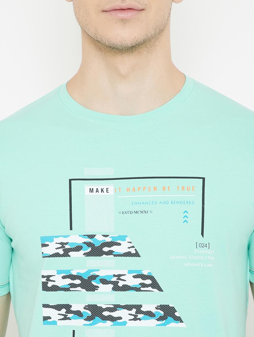 blue printed t-shirt - 17757549 - Zoom Image - 5