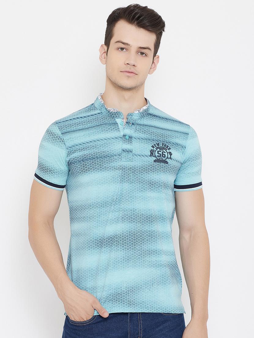 blue printed t-shirt - 17757577 - Zoom Image - 1