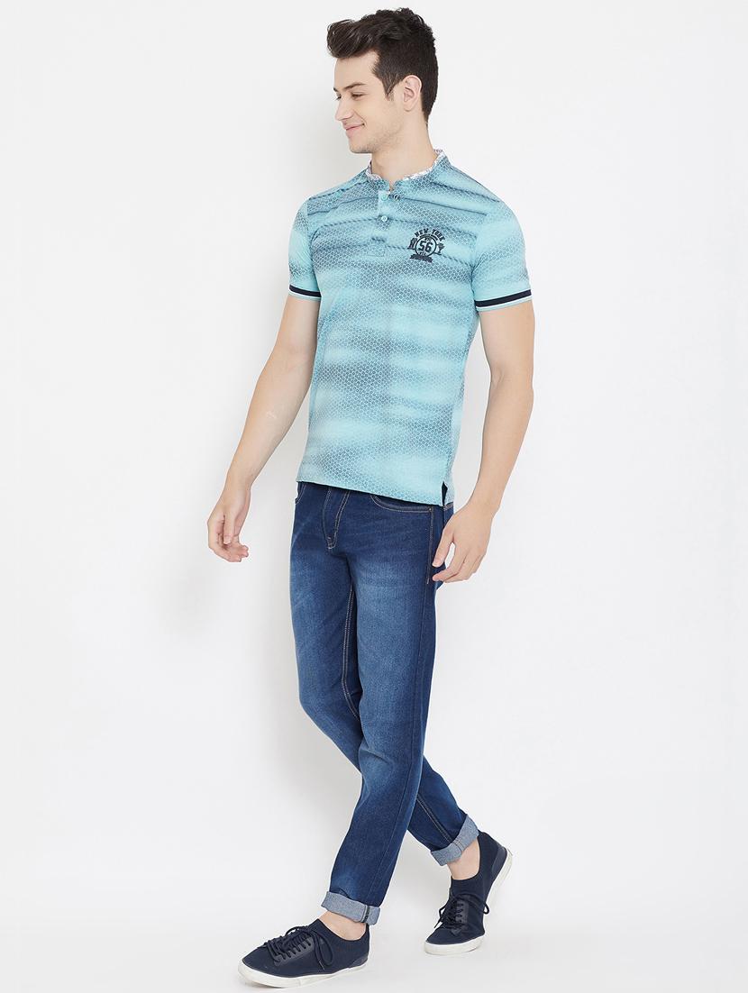 blue printed t-shirt - 17757577 - Zoom Image - 4