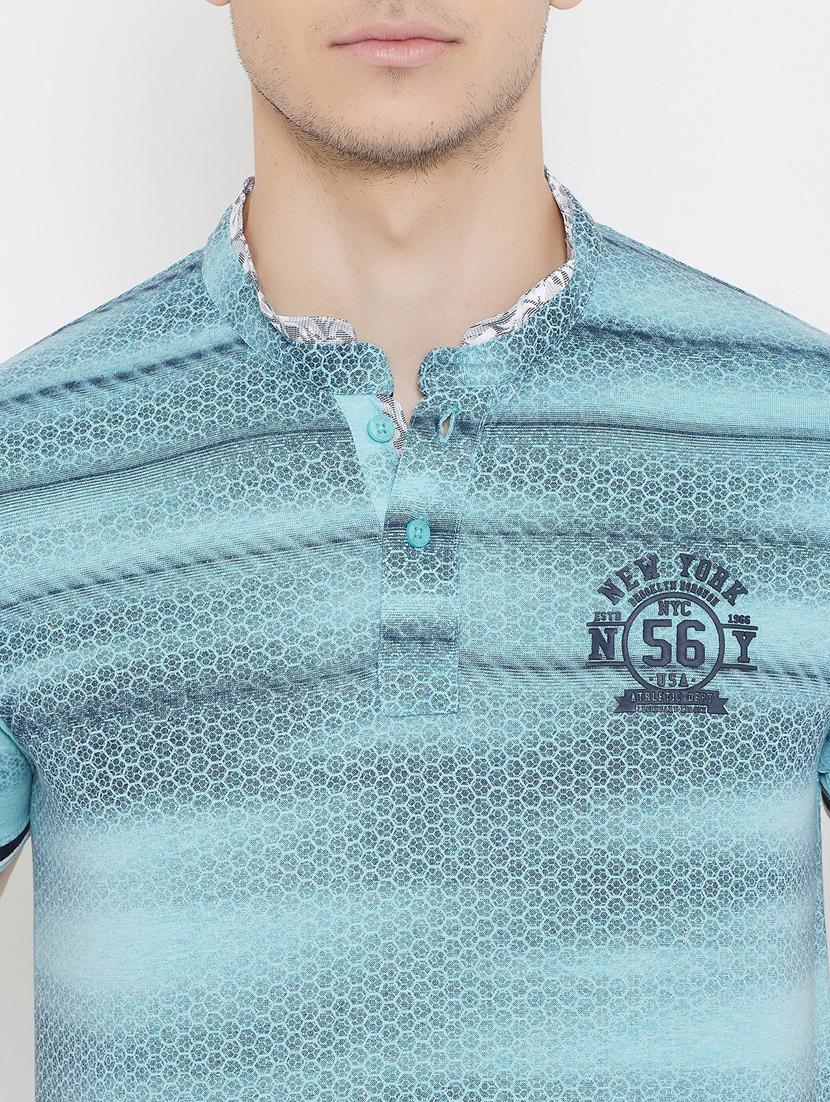 blue printed t-shirt - 17757577 - Zoom Image - 5