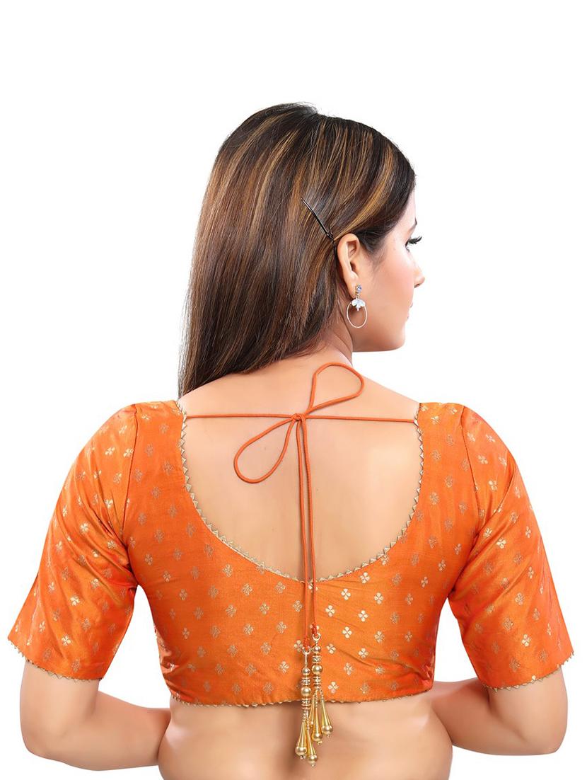 orange printed blouse - 17757679 - Zoom Image - 3