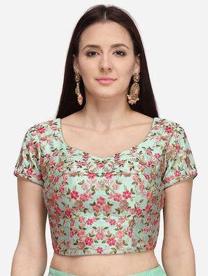 embroidered flared lehenga - 17757706 - Standard Image - 4