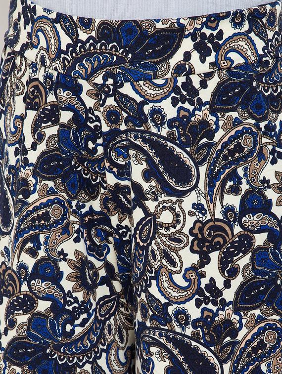 high rise paisley flared palazzo - 17757911 - Zoom Image - 5