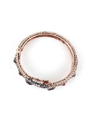 brown metal bangle bracelet - 17758057 - Standard Image - 4