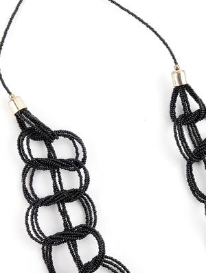 black brass long necklace - 17758174 - Standard Image - 2