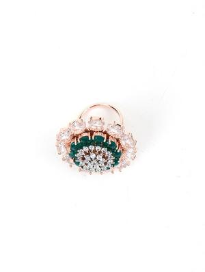 green metal finger ring - 17758178 - Standard Image - 3