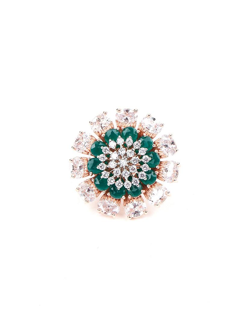 green metal finger ring - 17758178 - Zoom Image - 1