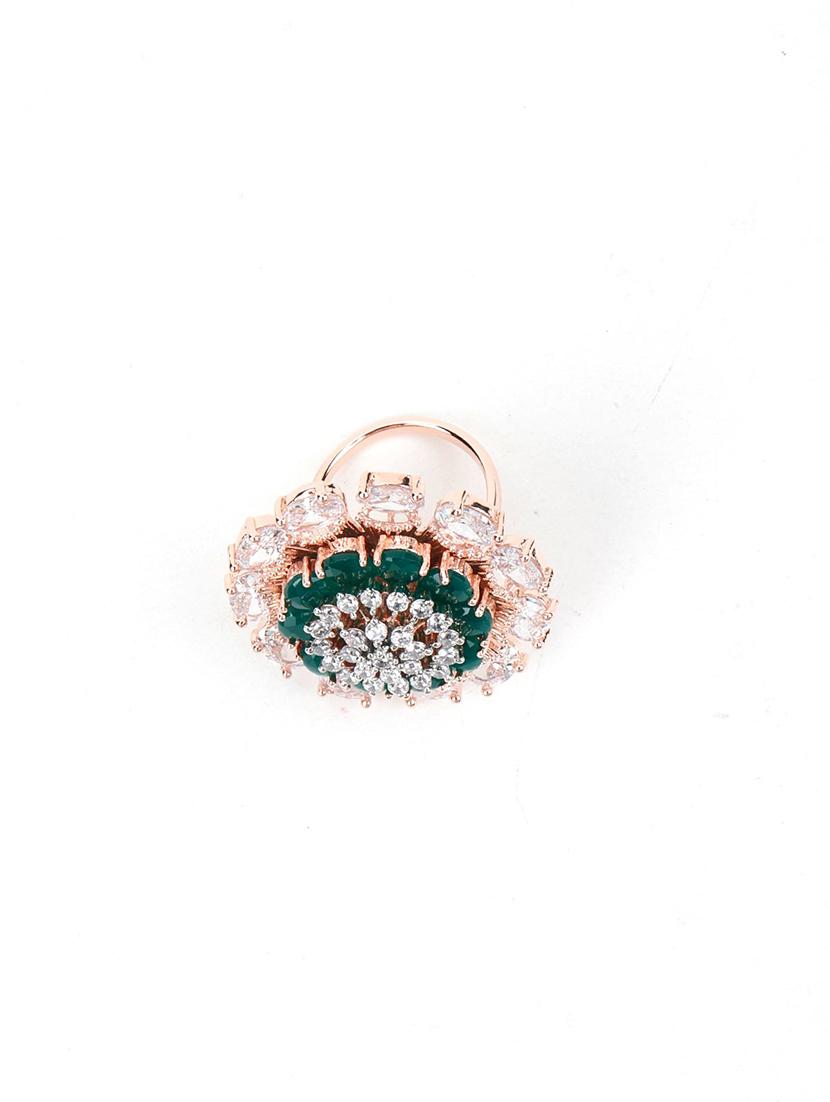 green metal finger ring - 17758178 - Zoom Image - 3