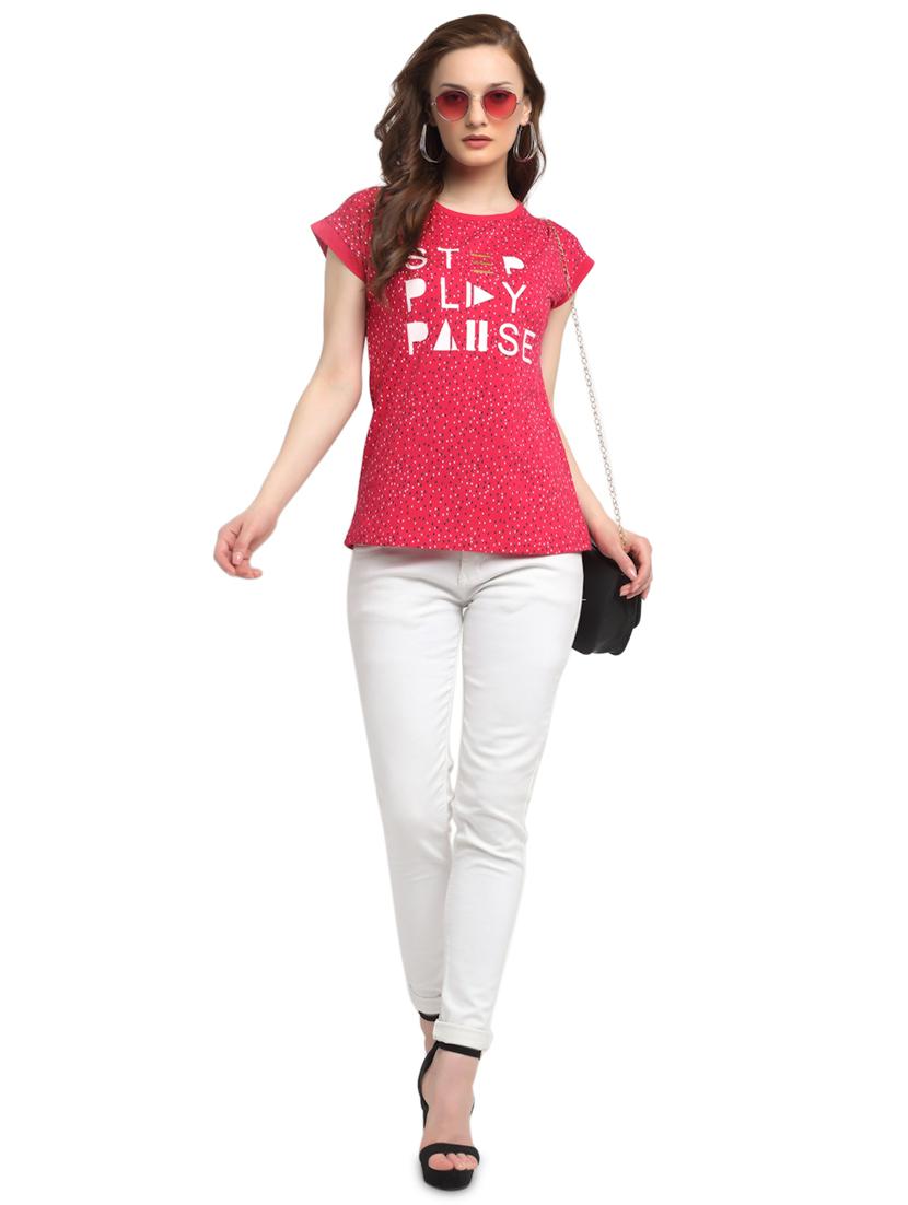 round neck graphic tee - 17758545 - Zoom Image - 4