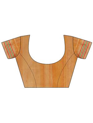 ikat tussar saree with blouse - 17758640 - Standard Image - 3