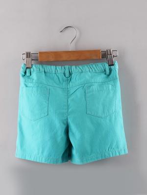blue solid shorts - 17758649 - Standard Image - 2