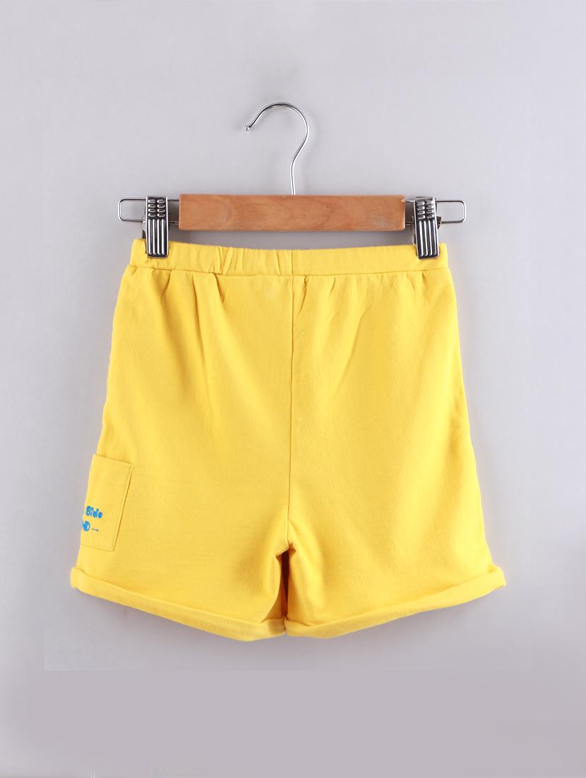 yellow solid shorts - 17758652 - Zoom Image - 2