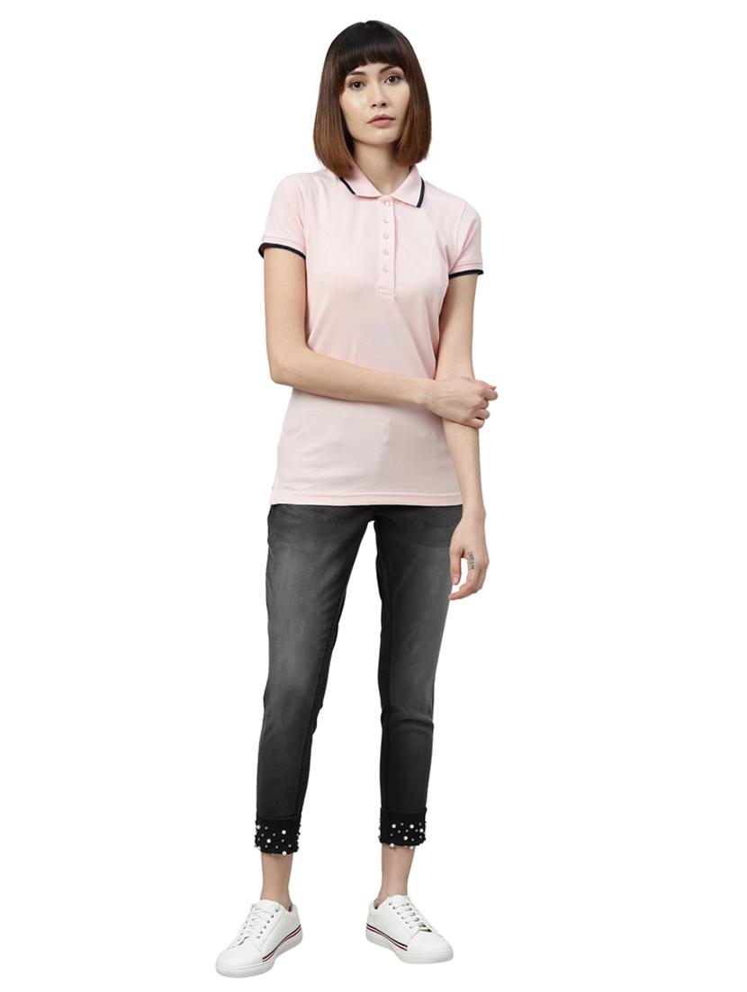 mid rise stone washed denim jean - 17758801 - Zoom Image - 4