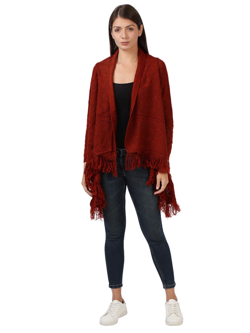 red solid regular shrug - 17758983 - Zoom Image - 1