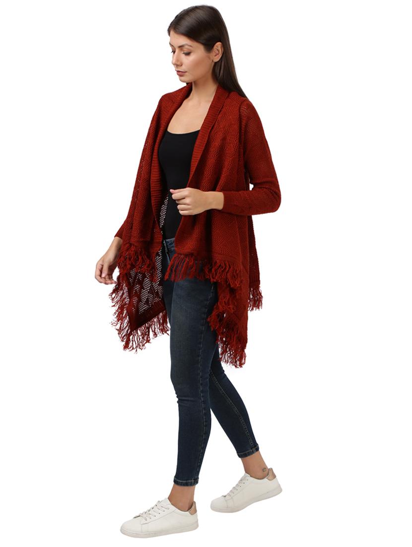 red solid regular shrug - 17758983 - Zoom Image - 3
