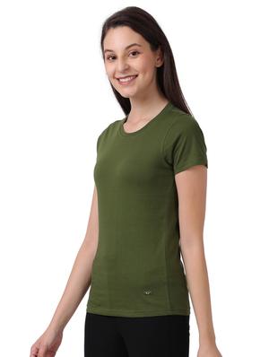 round neck solid tee - 17759092 - Standard Image - 2