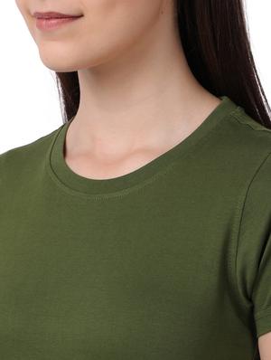 round neck solid tee - 17759092 - Standard Image - 5