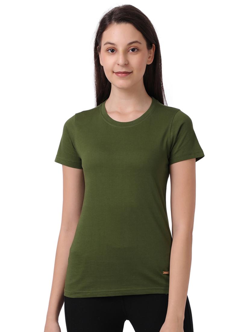 round neck solid tee - 17759092 - Zoom Image - 1