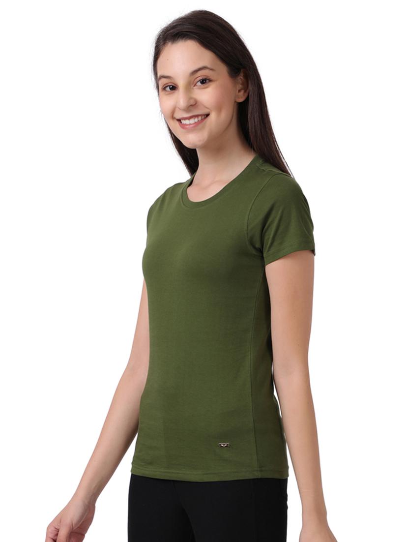 round neck solid tee - 17759092 - Zoom Image - 2