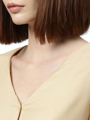v-neck peplum top - 17759341 - Standard Image - 5