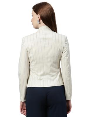 slip pocket striped blazer - 17759579 - Standard Image - 3
