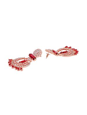 red brass chandballi earring - 17759876 - Standard Image - 3